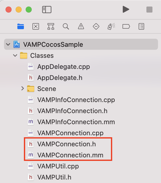 VAMPConnectionの追加